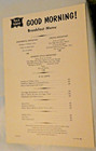 Railroad Menu Rock Island Breakfast   Luncheon Lot Of 2    3119 