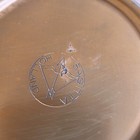 Vintage Enamel Copper Bowl Dutch Hand Painted Dish Signed Sagitta Holland 