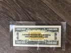 One Million Dollar Bill In Lucite Fake fun  1 000 000  - Great Conversation  