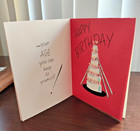 New Vintage Unused Novo Laugh - Humorous Happy Birthday Greeting Card