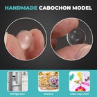 50pcs lot 12mm Round Flat Back Clear Glass Cabochon High Quality B2w57081