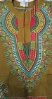 African Dashiki Shirt Mens Medium Tribal Ethnic Art Print 100  Cotton 