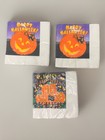 3-24 Ct Packs Hallmark Halloween Napkins Jack O Lantern Pumpkin Sealed Nos 90s