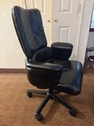 Vintage Herman Miller Geoff Hollington Executive Leather Office Chair Black