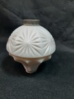 Antique Hawkeye White Milk Glass Lightning Rod Ball