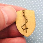 Vtg 1960s Girl Scout Wyoming Trek Brooch Pin National Center