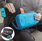 For Nintendo Switch Carrying Case Deluxe Travel Bag Portable Handbag Pouch  Blue