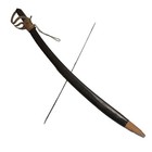 Recovered    used         Talwar From Oaf Made In India With Leather Scabbard
