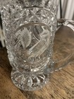 Vintage 1981 Hofbauer Byrdes Collection Crystal Beer Mug 6 1 2 h Germany  rare  