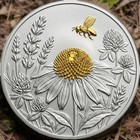 1oz Advp  999 Fine Copper Core 2026 Bee Yourself Silver   Gold Gilded Presale 