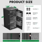 6 0 Cu Ft Large Home Safe Box  Digital Home Security Safe Box With Deposit Slot