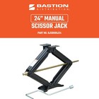 2 5 Ton Stabilizing Scissor Jack   Floor Jack For Car Camper Travel Trailer