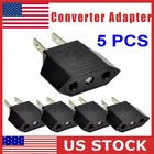 New Eu Euro Europe To Us Usa Power Jack Wall Plug Converter Travel Adapter