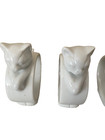 Vintage Crowningtouch To Set Of 4 White Porcelain Cat Napkin Rings