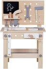 Wooden Toy Workbench For Kids  Toddlers Construction Workshop Tool Bench Toys