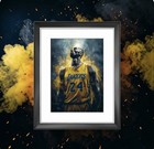 11x14 Framed Vintage Kobe Bryant Print