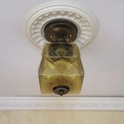 828c Vintage 60 s 70s Mcm Ceiling Light Lamp Fixture Table Chair Porch Danish