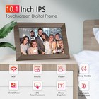 Wifi Digital Picture Frame 10 1 Inch  Ips Touch Screen Smart Cloud Digital Photo