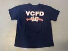 Valley Cottage Fire Department  22 Vcfd Blue Shirt Size Xl Double Duece New York