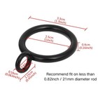 Curtain Eyelet Rings40 Pcs 1-inch Inner Diameter Metal Curtain Rings Drape Sl