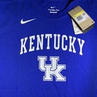 Nike Kentucky Wildcats Mens Long Sleeve Shirt Pullover Blue Uk Small New