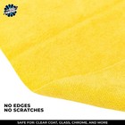 The Rag Company - Edgeless 365 Microfiber Towels 16in  X 16in   Gold 