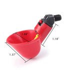4 Pack Poultry Water Drinking Cups-chicken Hen Automatic Drinkers   Pvc Fittings
