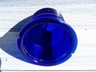Crouse Hinds Cobalt Blue Airport Runway Glass Globe Markers Light Cover Lens