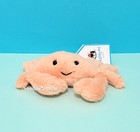 Jellycat Fluffy Crab - Very Tiny 1 5  - Authentic - Brand New With Tags