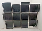 Large 12 Panel Abstract Metal Wall Art Multicolor Modern Hanging Home Decor