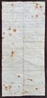Wwi Leicestershire Regt  1918 Letter Reporting Fred Sharpe Missing In Action