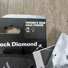 Nwt Black Diamond Women s Crag Half-finger Gloves Xs Climbing Purple