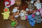 Lot Of 15 Animal Finger Puppets Tiger Sheep Duck Monkey Elephant Unicorn   More 