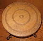 Really Cool Victorian Vtg Antique Organ Piano Stool Adjustable Arts Crafts