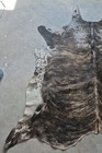 Vintage Large Estate Brazilian Brindle Cow Hide Rug - See Photos For Dimensions 