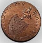 1790 s Great Britain  Success To The Plough   Fleece Hp Token - Varnished