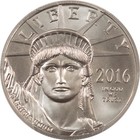2016  100 1 Oz  9995 Platinum Eagle Statue Of Liberty - Pcgs Ms-70 First Strike 