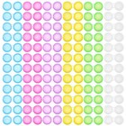 200 Pack Colorful Contact Lens Cases - Leak-proof Holders For Home   Travel