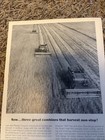 1964 Massey Ferguson Combines Ad Vintage Antique Tractor Model Mf300 Mf410 Mf510