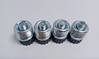 4 Wire Shelving Rack Pole Threaded Inserts   4 Screw In Feet Levelers Set   Lot