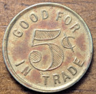 Capitola  California Ca Capitola Club House Good For 5   Trade Token