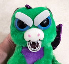 Feisty Pets Ferdinand Flamefart Winged Dragon Plush Stuffed Animal Green Angry