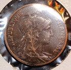 1916 France 5 Centimes Coin Km 842 - Wwi Coin
