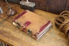 Pair X2 Antique 1870s California General Country Store Ledger 280 Page 1880s