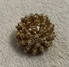 Coro Clip On Earrings And Bracelet Women s Set Chunky Gold Tone Signed Vintage