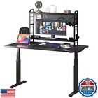 Proxracer Ergonomic Monitor Stand For 42  And Up Tables  Adjustable Shelf  Ru