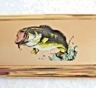 New Big Mouth Trout Money Clip Goldtone Metal