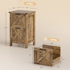 File Cabinet With 2 Drawers Filing Cabinet For A4 Letter Size Brown