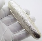 Vintage Italian Handmade Genuine Sterling Silver 925 Cigar Holder Florentine Box