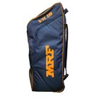 Mrf Vk 18 Senior Orange Blue Cricket Kit Bag With Wheels